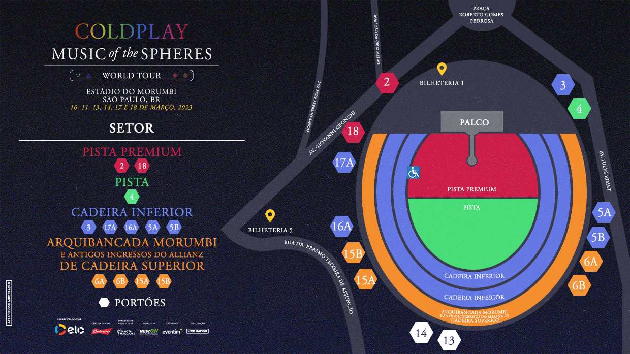 COLDPLAY - S&Atilde;O PAULO