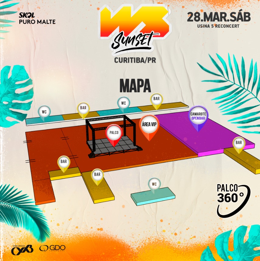 Mapa do Evento