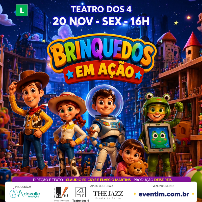 BRINQUEDOS EM A&Ccedil;&Atilde;O