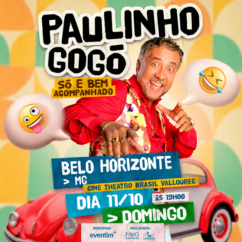 PAULINHO GOG&Oacute; EM S&Oacute; E BEM ACOMPANHADO