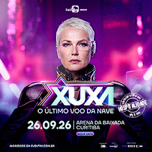 XUXA - O &Uacute;LTIMO VOO DA NAVE - HOSPITALIDADE COM OPEN BAR
