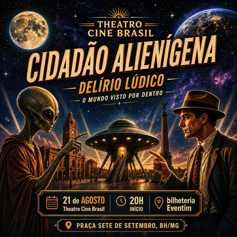 CIDAD&Atilde;O ALIEN&Iacute;GENA "DEL&Iacute;RIO L&Uacute;DICO - O MUNDO VISTO POR DENTRO"