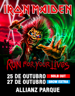 IRON MAIDEN - RUN FOR YOUR LIVES WORLD TOUR 2026